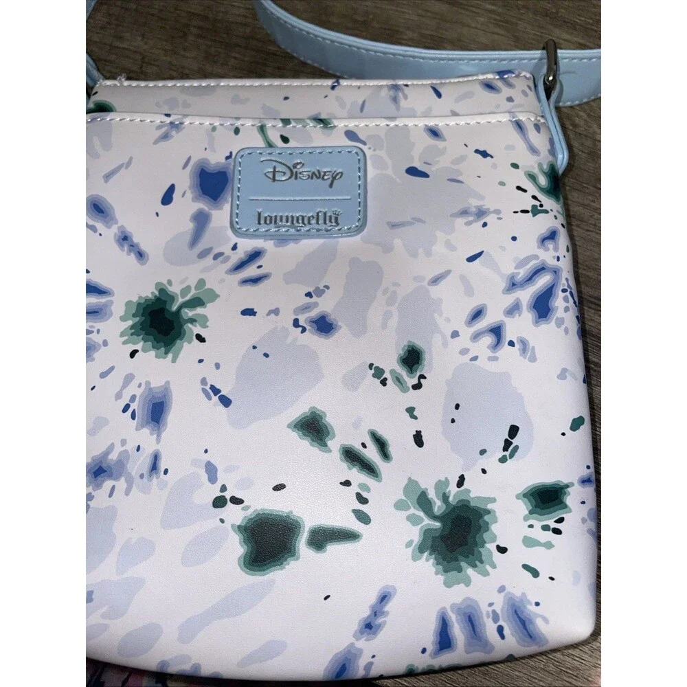 Loungefly Disney Lilo Tie Dye Hawaiian Lei Crossbody Bag 8x7”